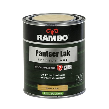 Rambo Pantser Lak Zijdeglans Blank Transparant 750 Ml Karwei