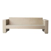 Loungebank Marlind zand steigerhout