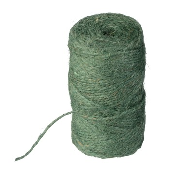 Nature jute bindtouw groen 90 m