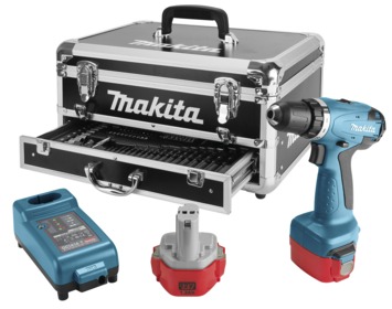 Pest Reductor maak het plat Makita accuschroefboormachine 6271DWPEX2 inclusief 2 accu's, lader, koffer  en 59-delige accessoireset kopen? | Karwei