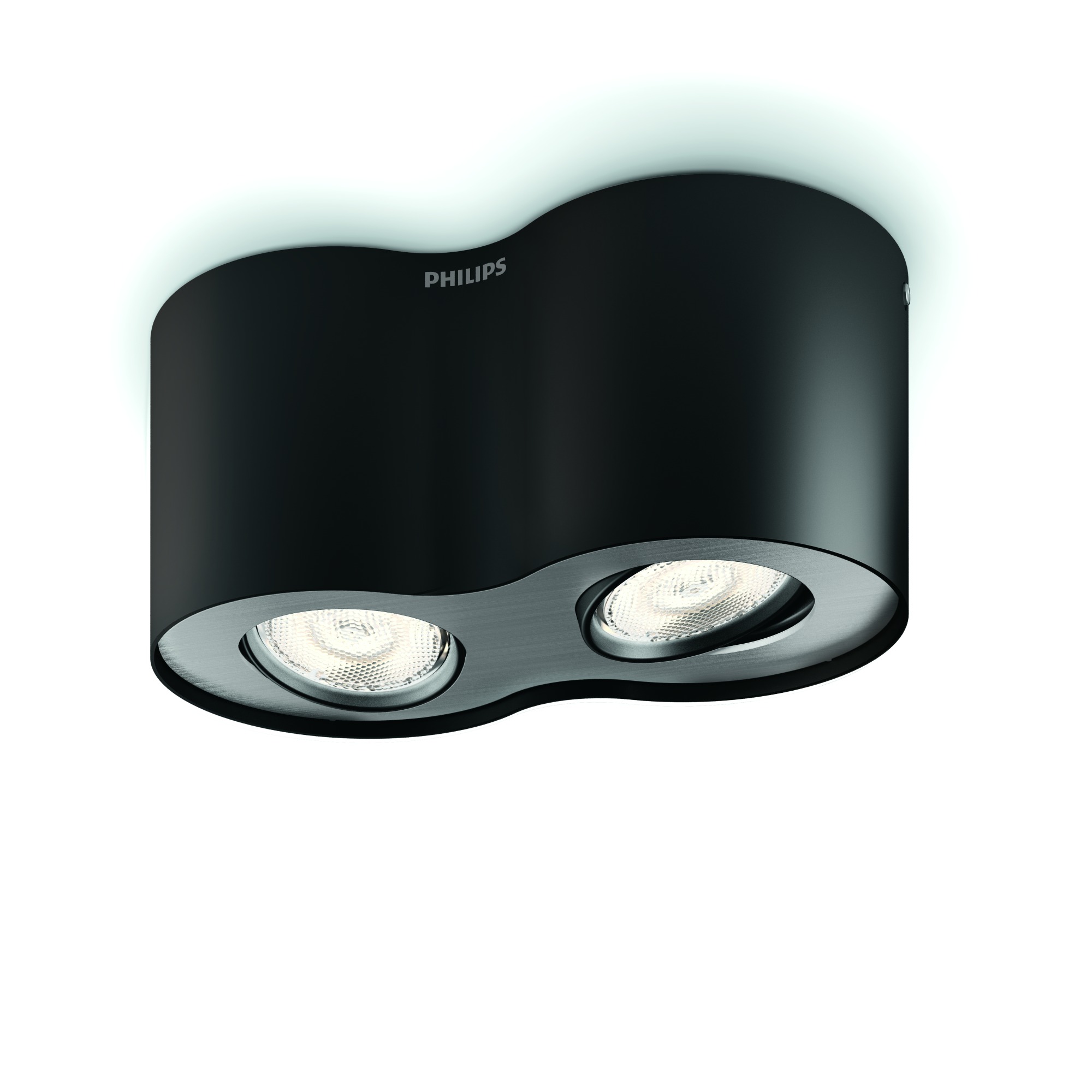 Philips Spotlamp Phase Zwart philips kopen in de aanbieding