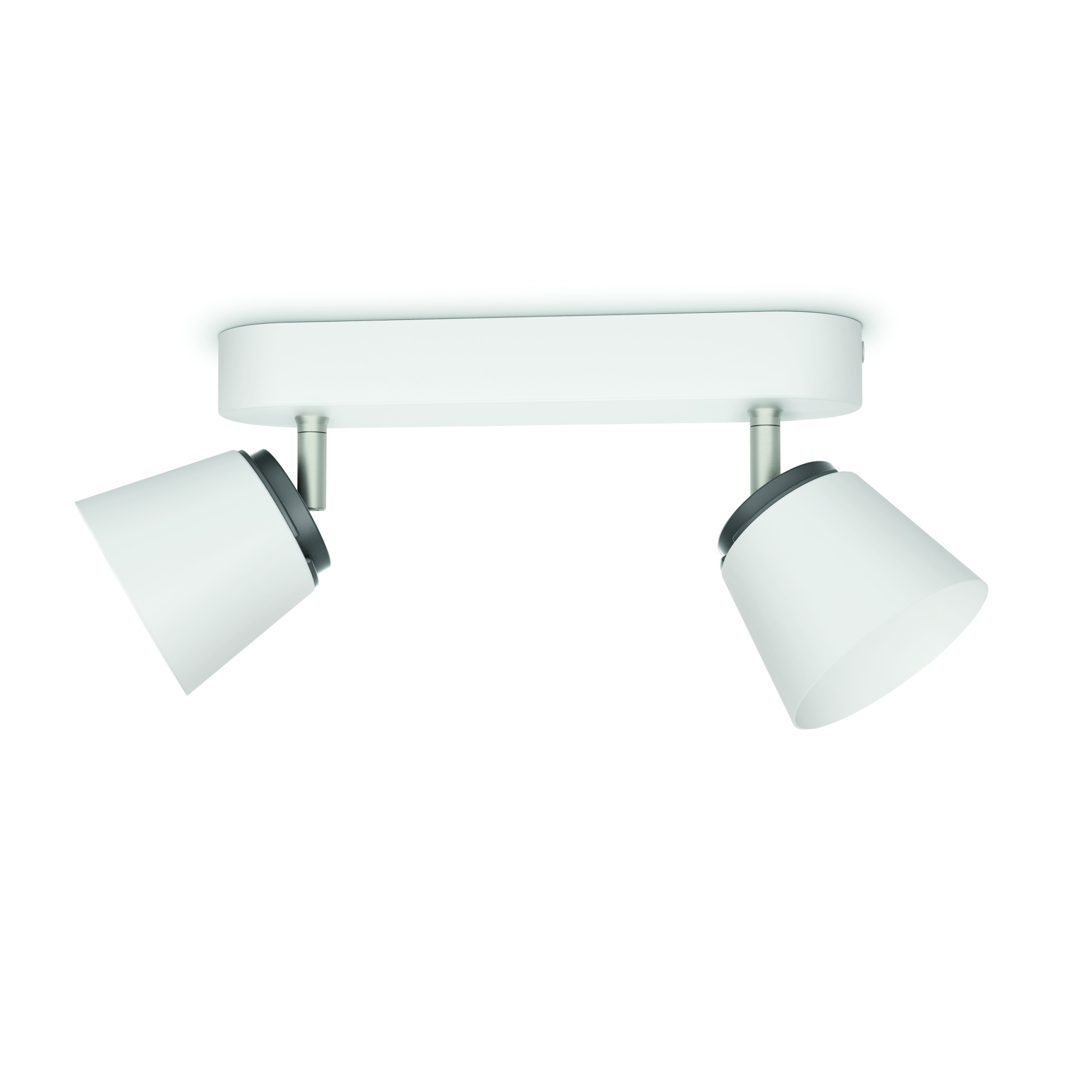 Philips Duospot Dender Wit Incl 2X Led 4W philips kopen in de aanbieding