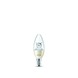 Philips LED-lamp kaars E14 4W (=25W) WarmGlow dimbaar