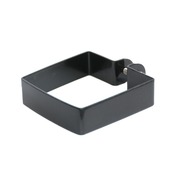 Giardino eindklem voor vierkante paal RAL 9005 zwart 80 x 80 mm
