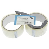 KARWEI verpakkingstape 30mx48mm (2 stuks) + handdispenser