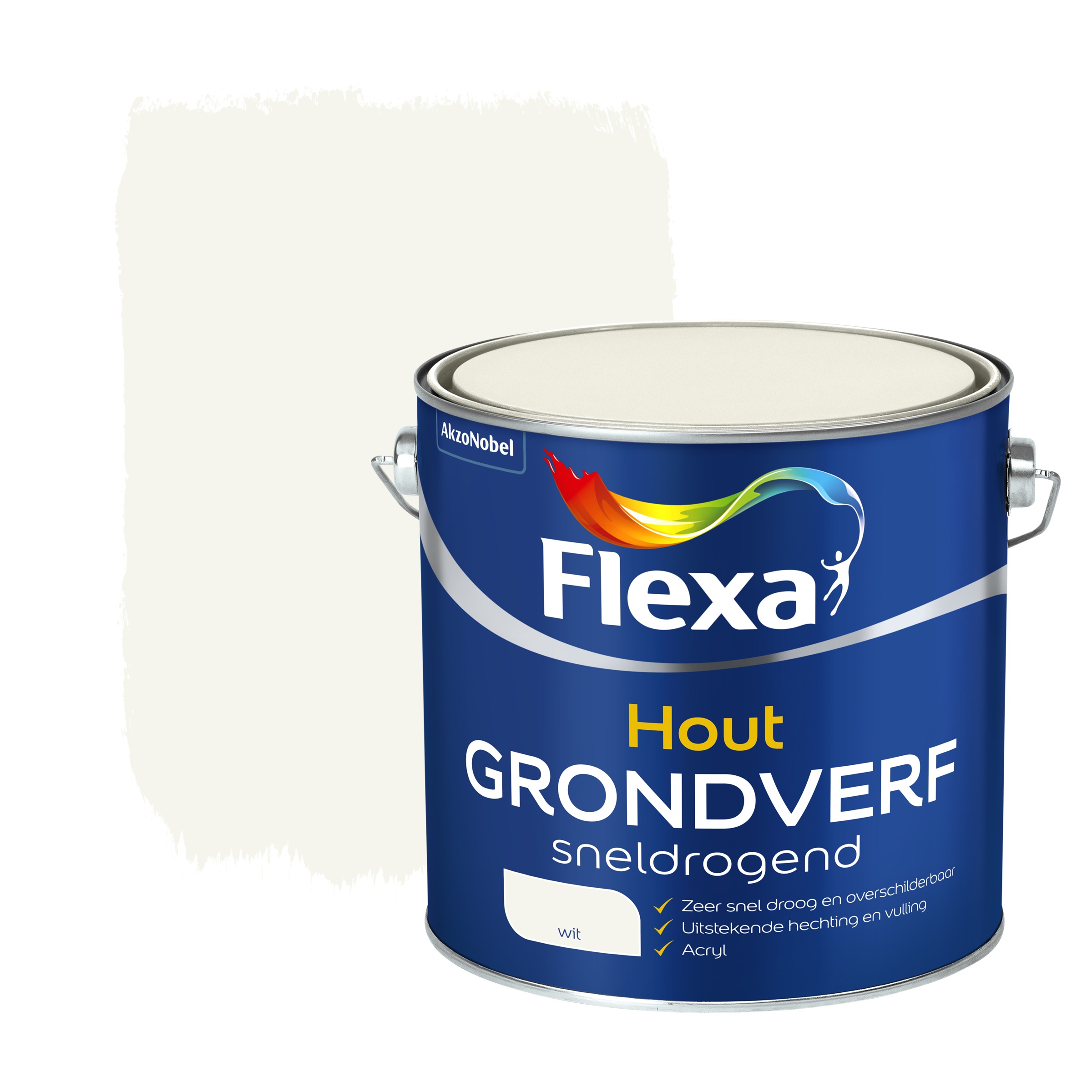 Flexa Universele Grondverf Sneldrogend Wit 25 flexa kopen in de aanbieding