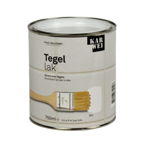 KARWEI tegellak wit 750 ml