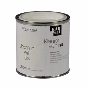 KARWEI Kleuren van Nu lak zijdeglans jasmijnwit 250 ml
