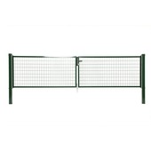 Giardino dubbele tuinpoort Napoli RAL 6005 groen 170 x 400 cm (2 x 200 cm)