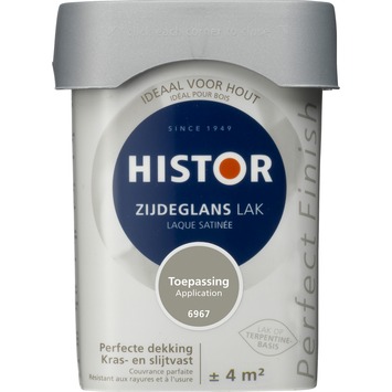 Histor Perfect Finish lak zijdeglans toepassing 250 ml