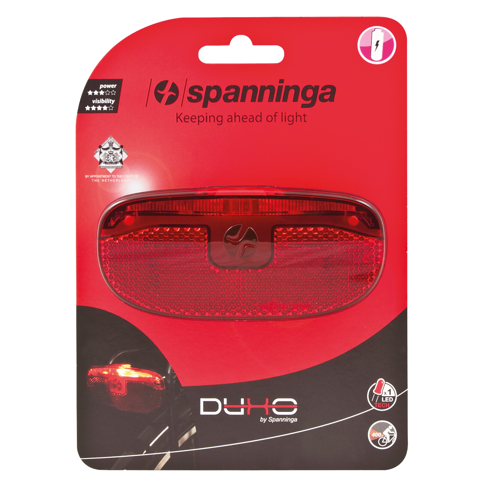 Spanninga Achterlicht Reflect Met Duxo Batterij spanninga kopen in de aanbieding