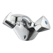 OK 2-knops wastafelkraan Chroom