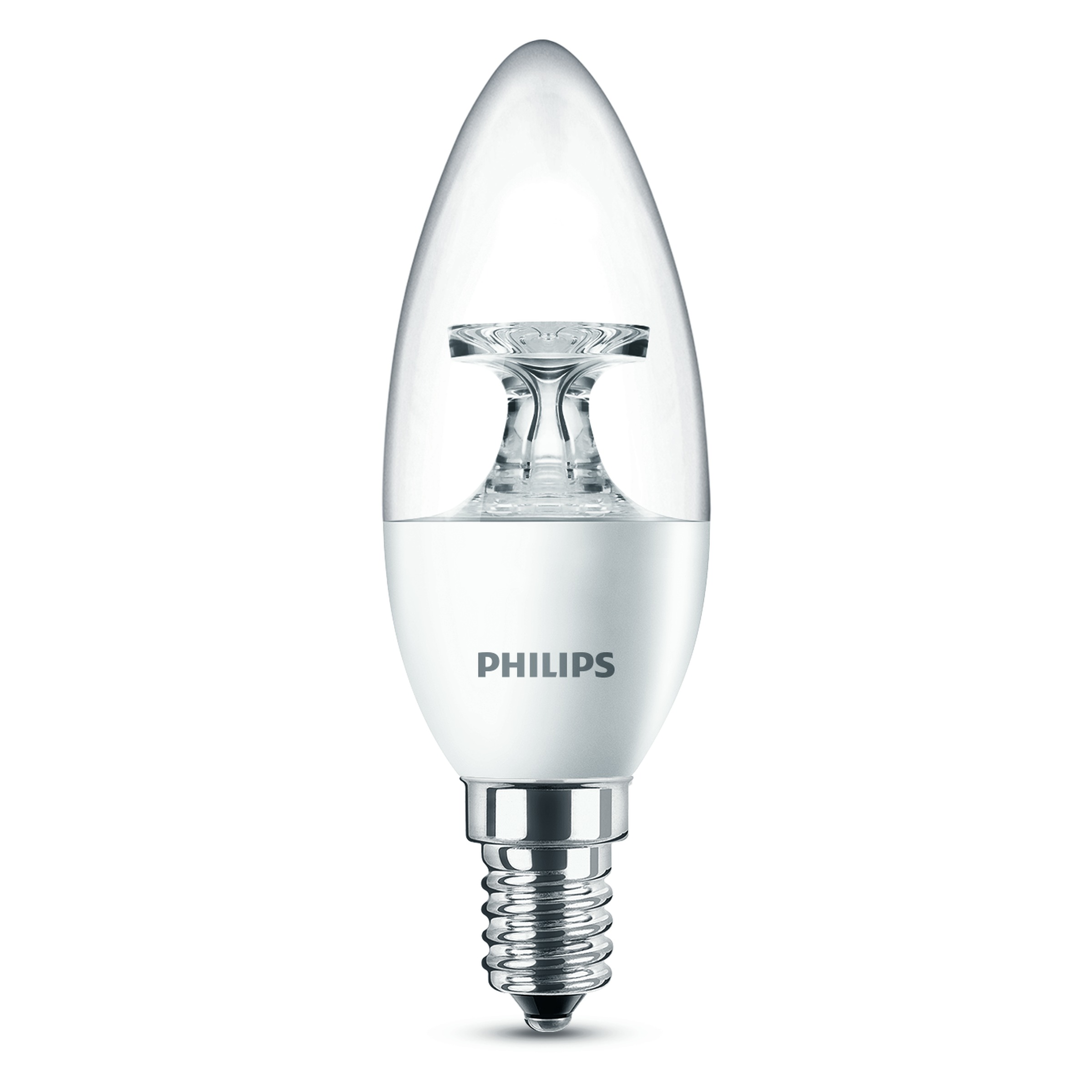Philips Ledlamp Kaars Helder Mat E14 55W philips kopen in de aanbieding