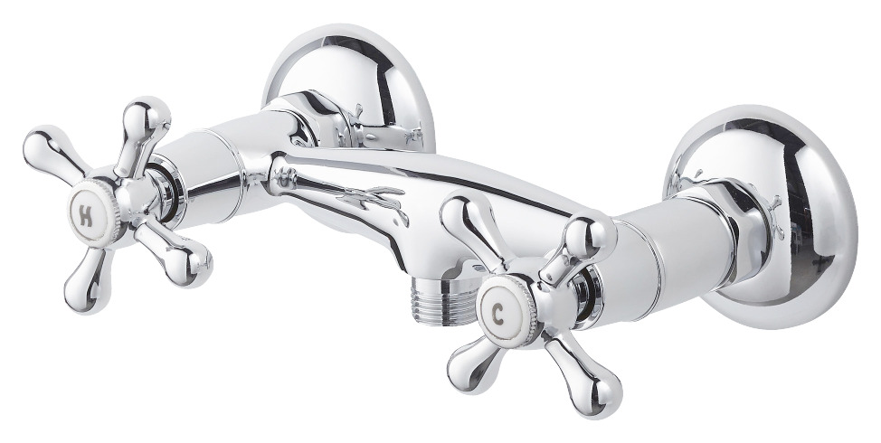 Handson Douchekraan Louise 2 Knops Chroom 15 handson kopen in de aanbieding