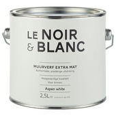 Le Noir & Blanc muurverf extra mat aspen white 2,5 liter