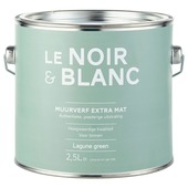 Le Noir & Blanc muurverf extra mat lagune green 2,5 liter