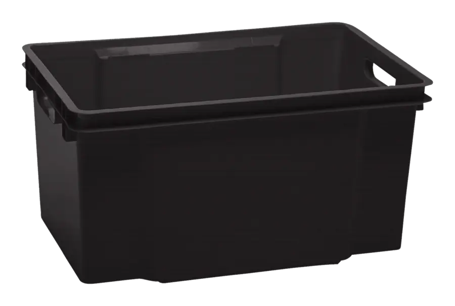 Keter Vulcano opbergbox zwart kunststof 50 L