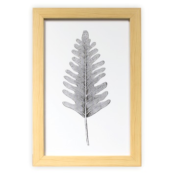 Print in frame - Getekende natuur 30x20 cm