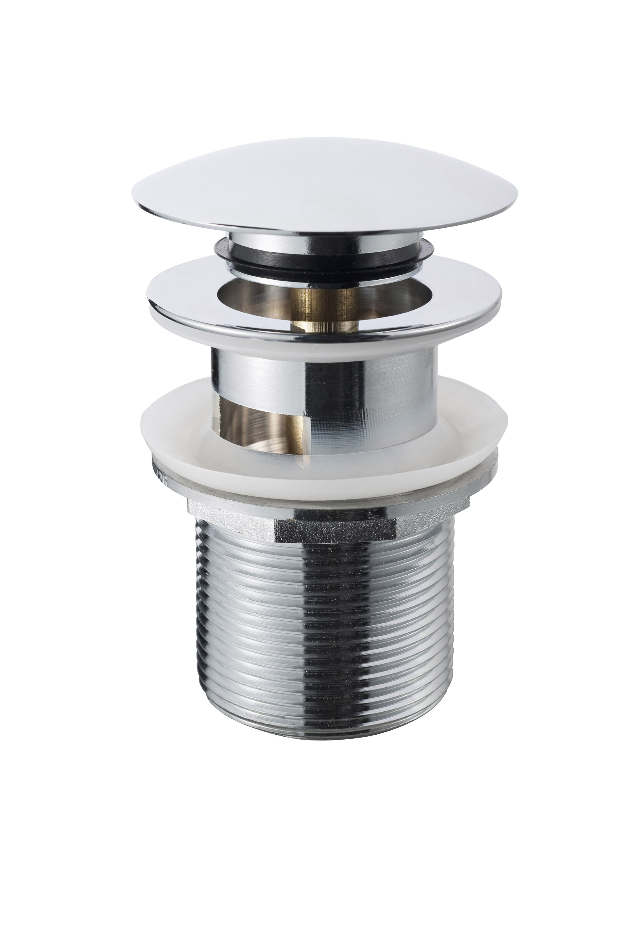 Sanivesk Afvoerplug 54 Rond Chroom Met Overloop sanivesk kopen in de aanbieding