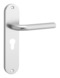 OK deurkrukset ovaal kortschild cilinder 55mm aluminium