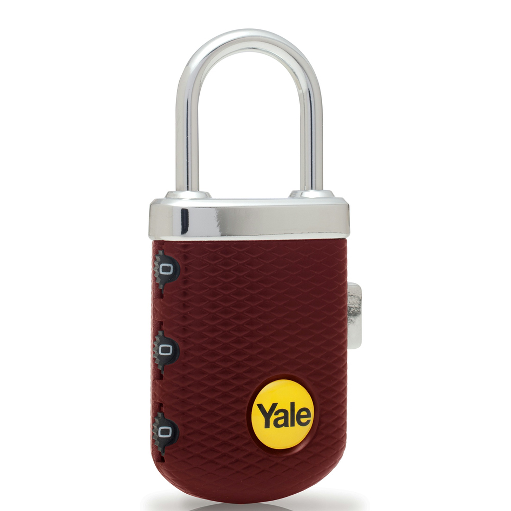Yale Luxe Bagage Cijferhangslot Bordeauxrood yale kopen in de aanbieding
