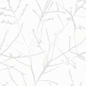 Vliesbehang innocence wit mica (dessin 33-275)