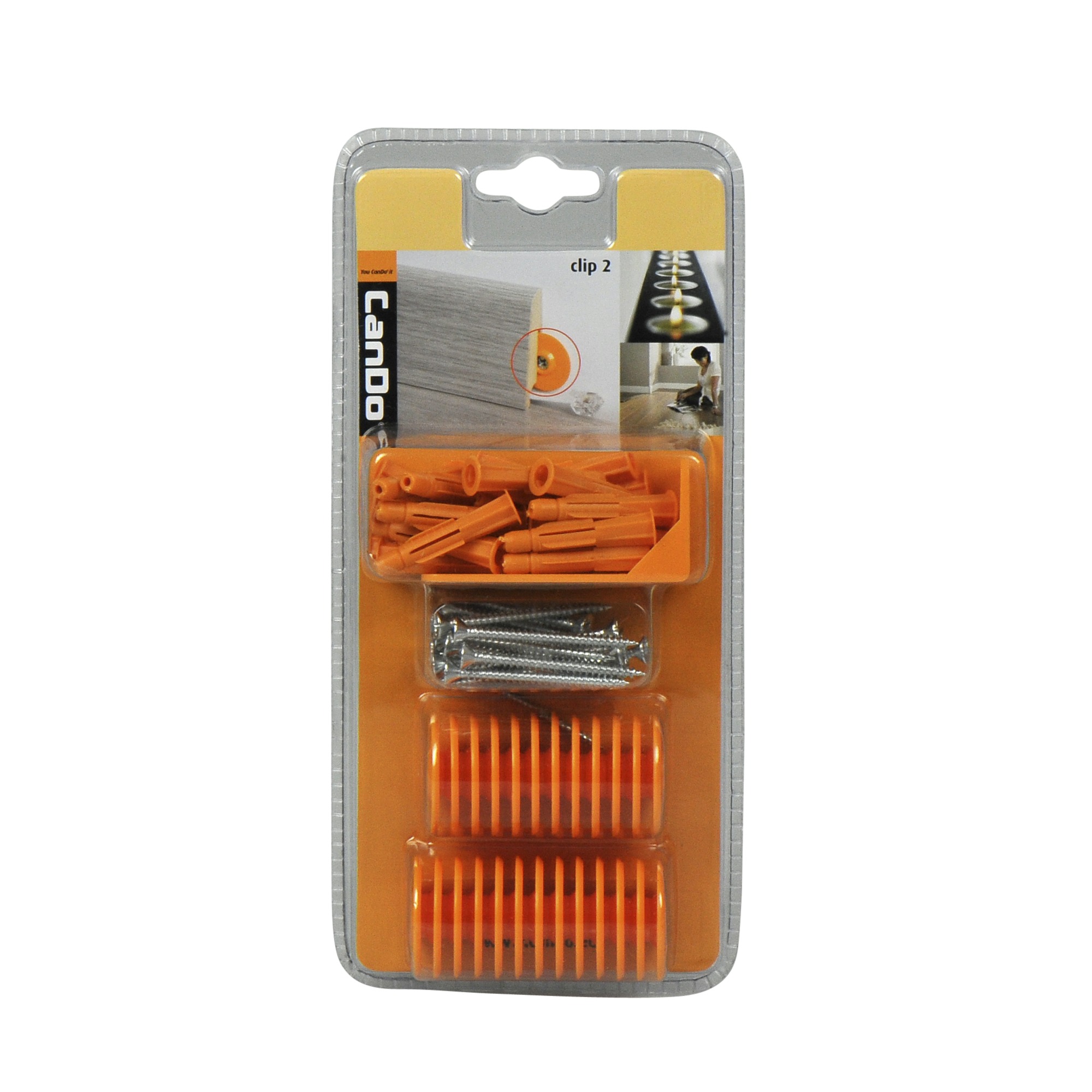 Cando Plintpluggen Oranje 25 Stuks cando kopen in de aanbieding