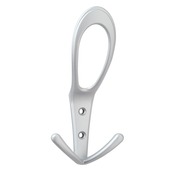 Jas-hoedhaak Nova aluminium dubbel