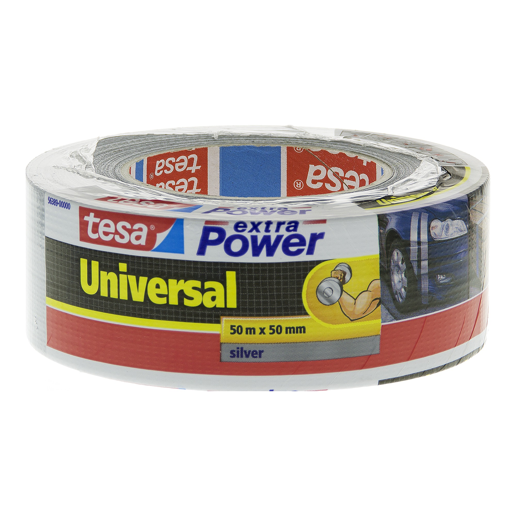 Tesa Universal Tape 50Mx50Mm Extra Power Zilver tesa kopen in de aanbieding