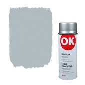 OK spuitlak metallic zilver 400 ml