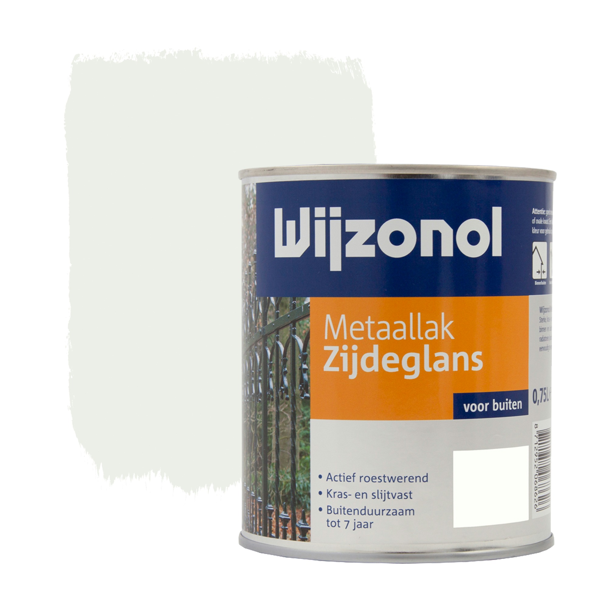 Wijzonol Metaallak Zijdeglans Wit 750 Ml wijzonol kopen in de aanbieding