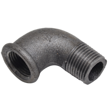 Karwei gegalvaniseerde knie 1/2" binnendraad x 1/2" buitendraad.
