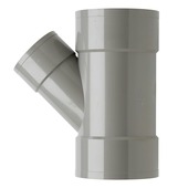 Martens PVC T-stuk 45° 3x Mof 110 x 75 mm