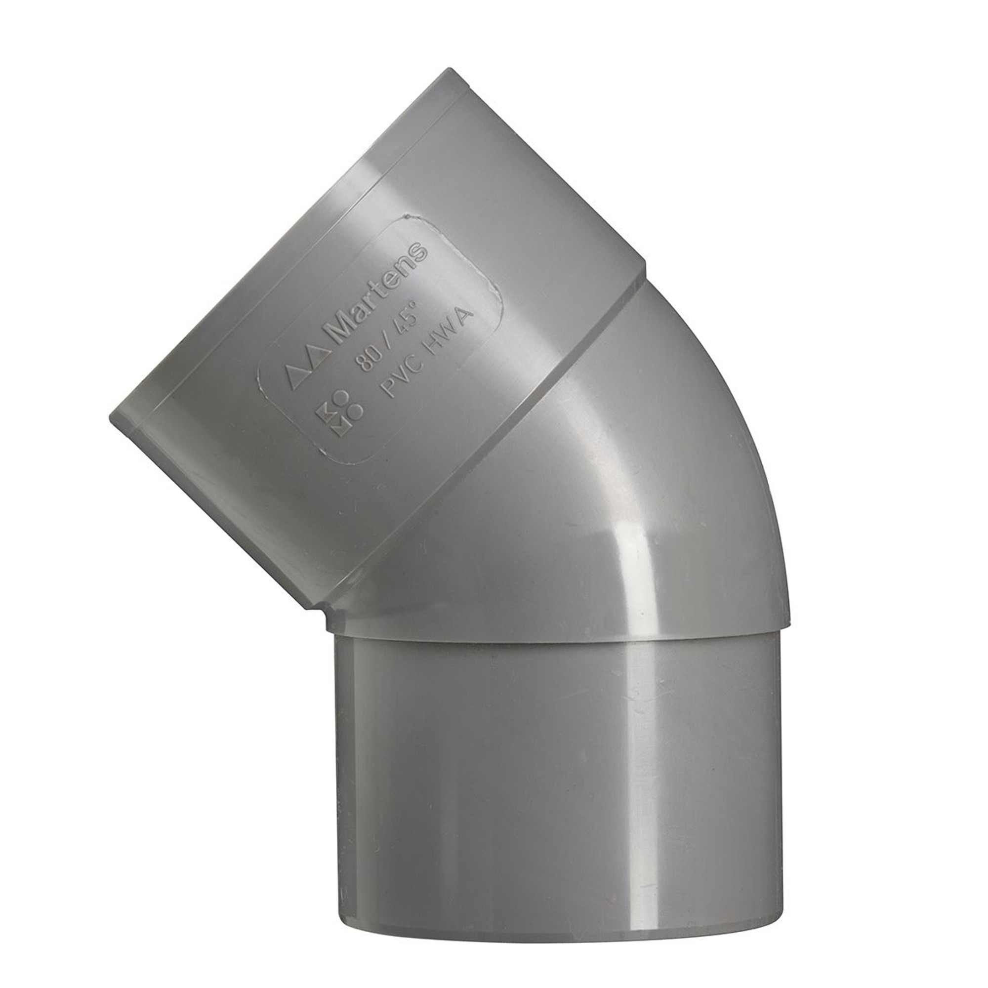 Martens Pvc Bocht 45 Graden Grijs Mofverjongd 70 Mm martens kopen in de aanbieding