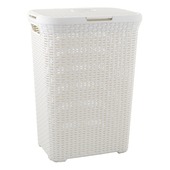 Curver Vintage wasbox wit 60 l incl. deksel