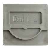 Martens Begin/ Eindplaat voor Gootdrain