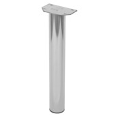 Duraline tafelpoot rond chroom Ø60 mm 42 cm