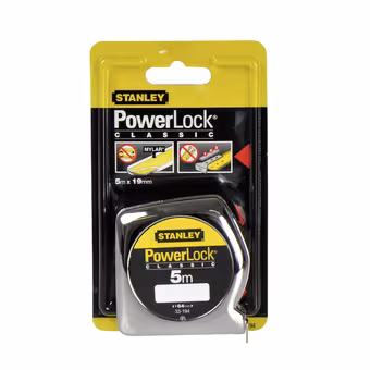 Stanley PowerLock Classic rolmaat 5 m