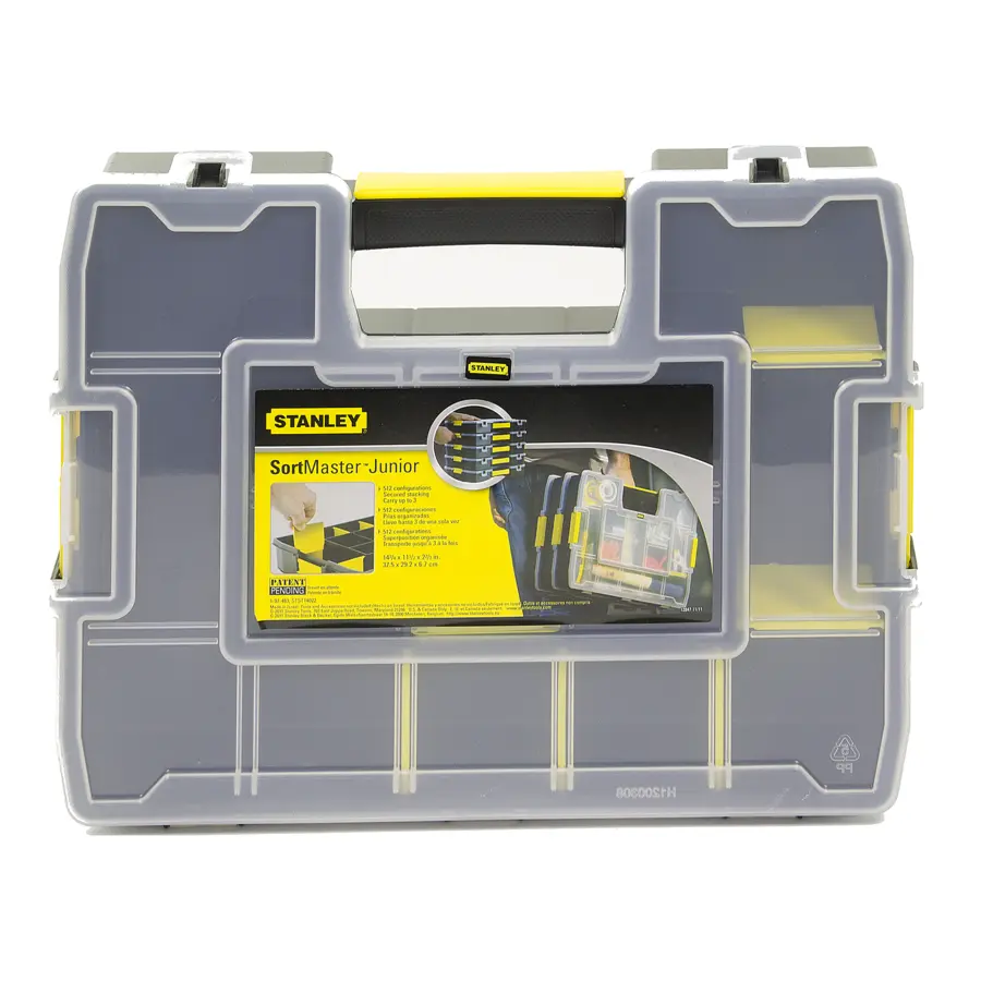 Stanley assortimentsdoos 14-vaks 7x38x29 cm met flexibele indeling