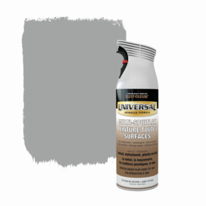Rust-oleum universal spuitlak metallic titanium zilver 400 ml