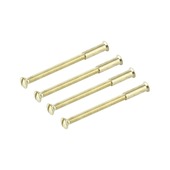 KARWEI patentbouten messing 4 stuks