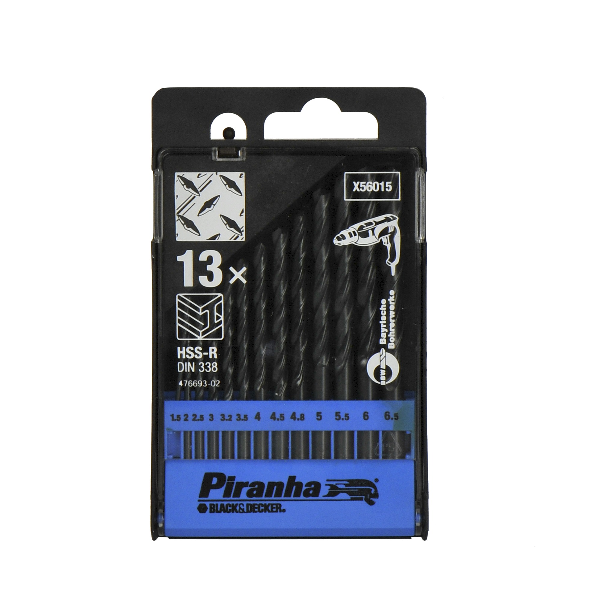 Piranha Metaalborenset X56015 Hss R 13 Delig piranha kopen in de aanbieding