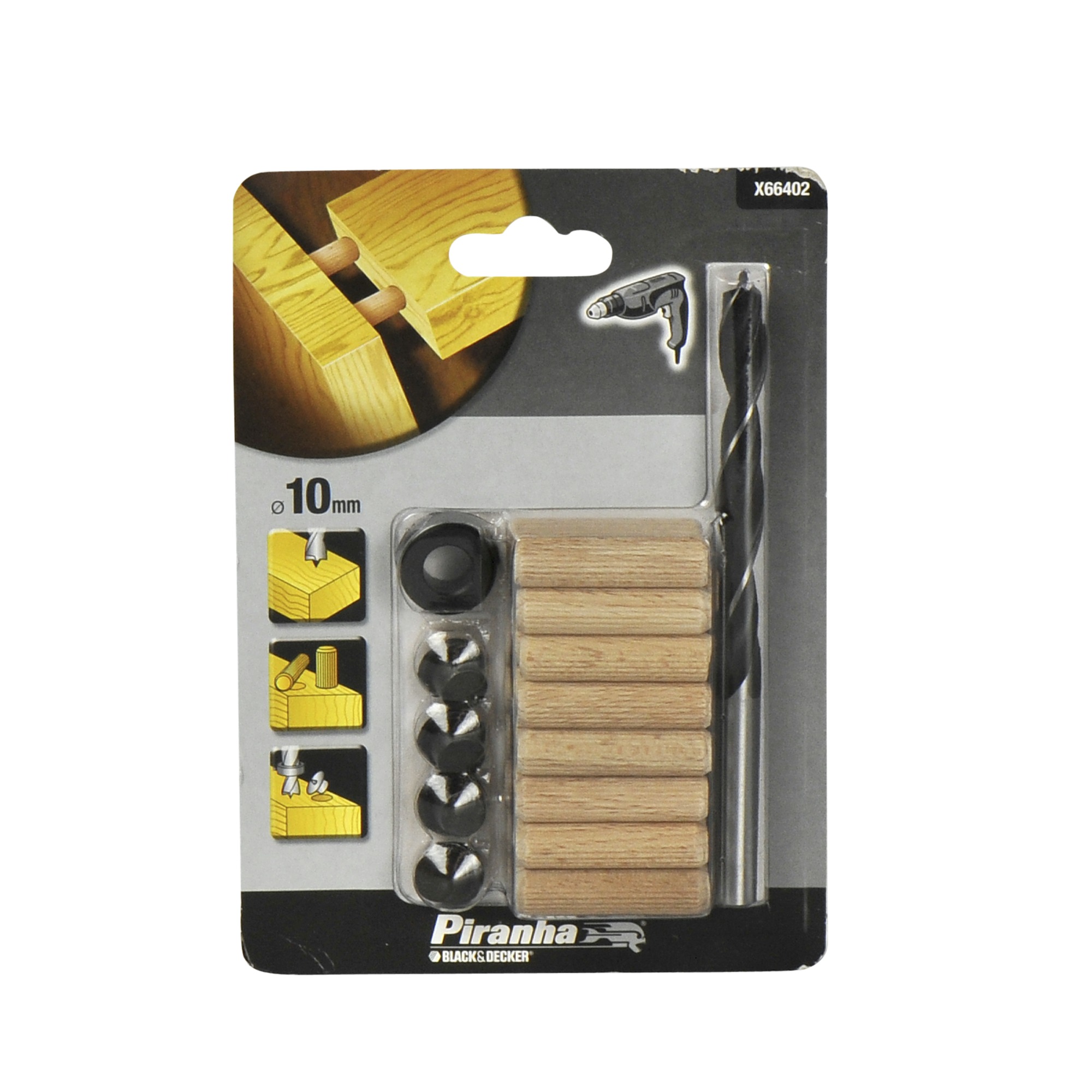 Piranha Deuvelset X66402 10X40 Mm 16 Stuks piranha kopen in de aanbieding