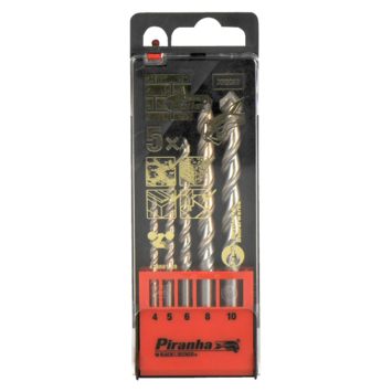 Piranha HI-TECH Bullet borenset X56099 (5-delig)