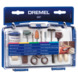 Dremel multitool accessoires - multiset voor snijden / graveren / schuren / reinigen / polijsten / slijpen - 52-delig