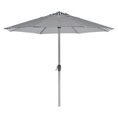 Parasol San Fransisco zwart/wit Ø 300 cm