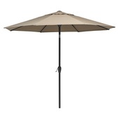 Dislocatie Pa Occlusie Parasol Carolina Taupe Ø300 cm kopen? parasols | Karwei