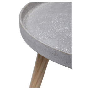 Bijzettafel lichtgewicht beton 70 cm