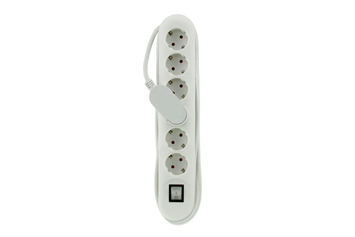 Handson stekkerdoos 6-voudig randaarde 3 meter plat 3x1mm