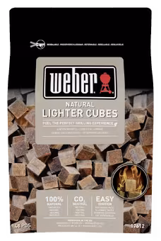 Weber aanmaakblokjeseco bruin 48 stuks